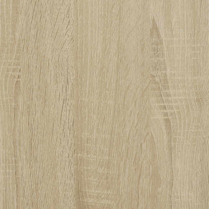 Armoire à vitrine chêne sonoma 100x8,5x50 cm bois d'ingénierie