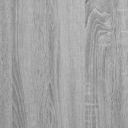 Armoire à vitrine sonoma gris 100x8,5x50 cm bois d'ingénierie