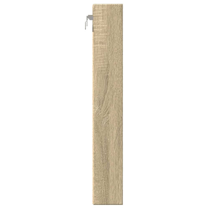 Armoire à vitrine chêne sonoma 60x8,5x58 cm bois d'ingénierie