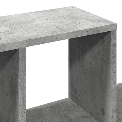 Étagère murale gris béton 100x20x53 cm bois d'ingénierie