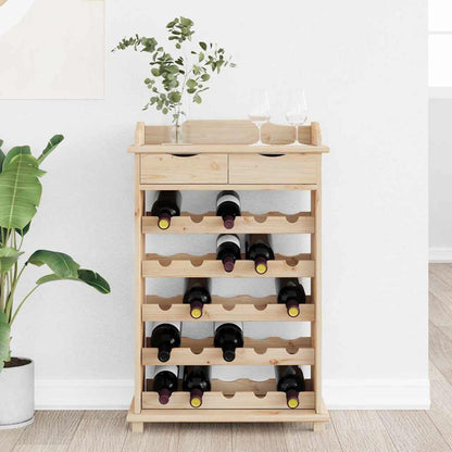 Étagère à vin 90 x 60 x 30 cm Bois de pin massif