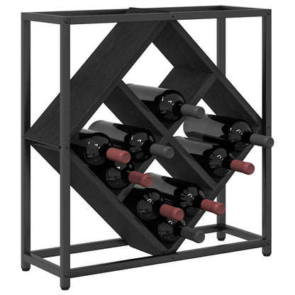 Étagère à vin Chêne noir 51 x 18 x 52,5 cm Bois d'ingénierie