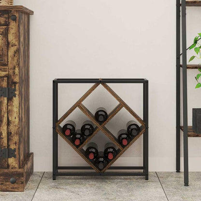 Étagère à vin Chêne fumé 51 x 18 x 52,5 cm Bois d'ingénierie
