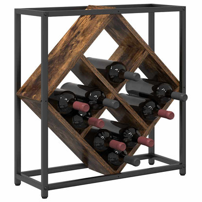 Étagère à vin Chêne fumé 51 x 18 x 52,5 cm Bois d'ingénierie