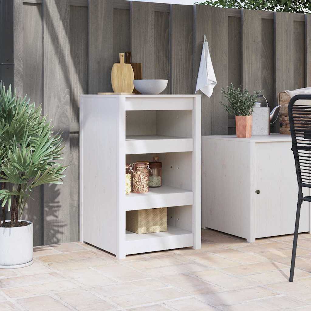 Armoire de cuisine Blanc 55 x 55 x 92 cm Bois de pin massif