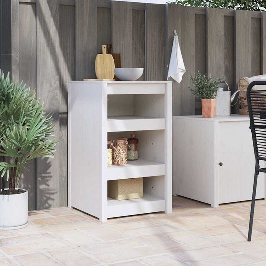 Armoire de cuisine Blanc 55 x 55 x 92 cm Bois de pin massif