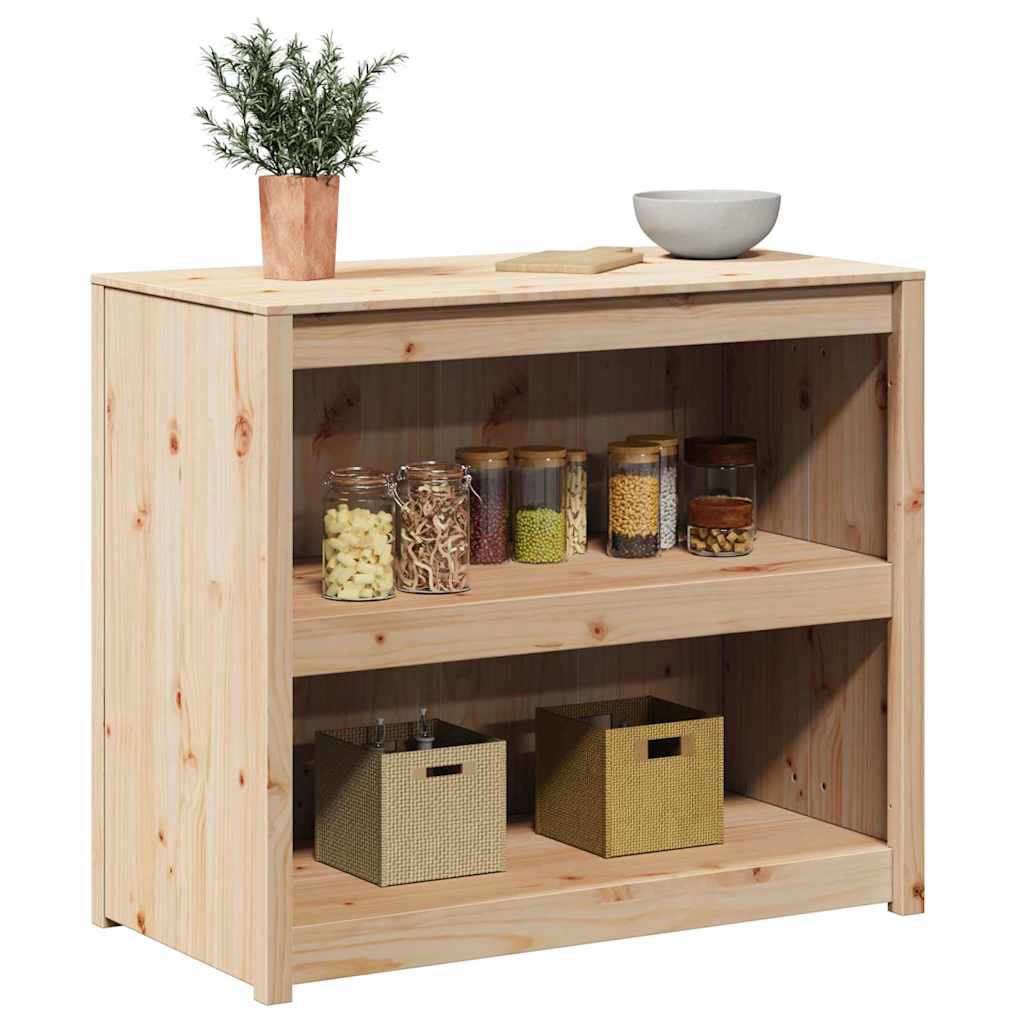 Armoire de cuisine Marron 106 x 55 x 92 cm Bois de pin massif