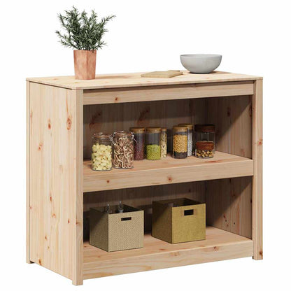 Armoire de cuisine Marron 106 x 55 x 92 cm Bois de pin massif