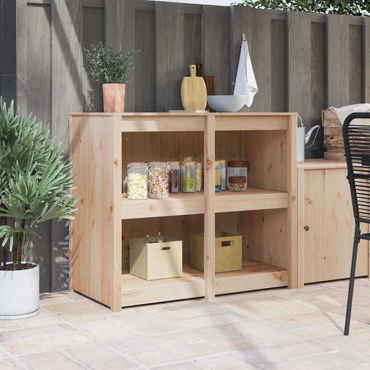Armoire de cuisine Marron 106 x 55 x 92 cm Bois de pin massif