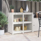 Armoire de cuisine avec étagère Blanc chaud 106 x 55 x 92 cm