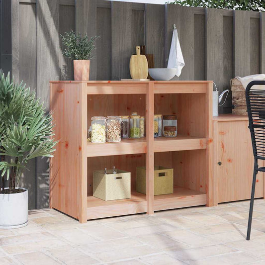 Armoire de cuisine Marron 106 x 55 x 92 cm douglas massif