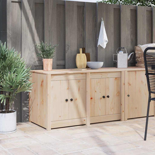 Armoire de cuisine Marron 106 x 55 x 64 cm Bois de pin massif