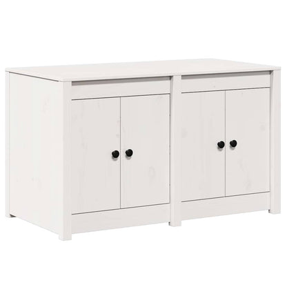 Armoire de cuisine Blanc 106 x 55 x 64 cm Bois de pin massif
