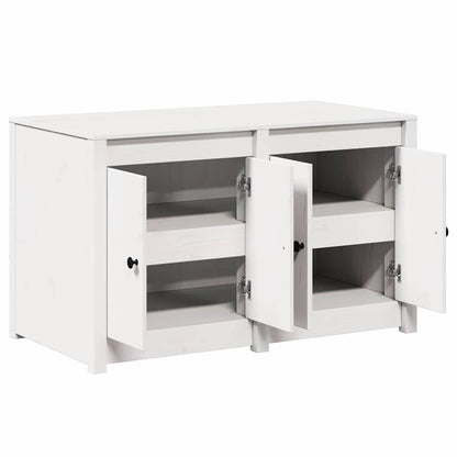 Armoire de cuisine Blanc 106 x 55 x 64 cm Bois de pin massif