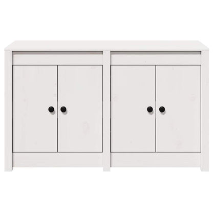 Armoire de cuisine Blanc 106 x 55 x 64 cm Bois de pin massif