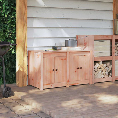 Armoire de cuisine Marron 106 x 55 x 64 cm Bois de pin massif