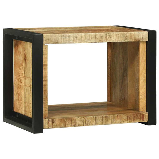 Cube Mural Marron 55 x 35 x 40 cm Bois de manguier massif