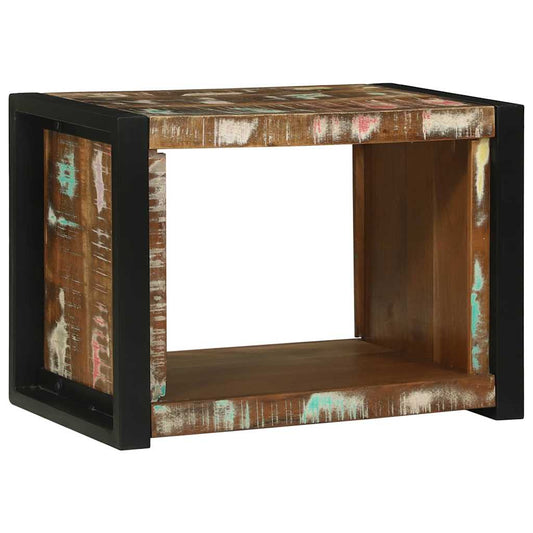 Cube Mural Marron 55 x 35 x 40 cm Bois massif de récupération