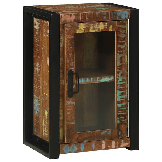 Cabinet de Salle de Bain avec porte Bois massif de récupération