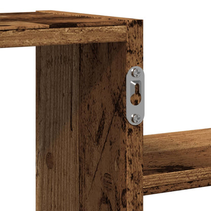 Étagère murale vieux bois 104x15x49 cm bois d'ingénierie