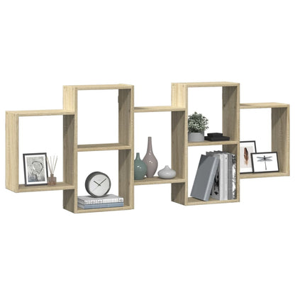Étagère murale chêne sonoma 159x18x65 cm bois d'ingénierie