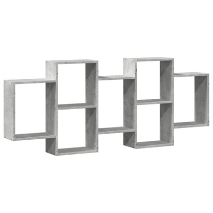 Étagère murale gris béton 159x18x65 cm bois d'ingénierie