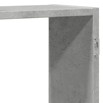 Étagère murale gris béton 159x18x65 cm bois d'ingénierie