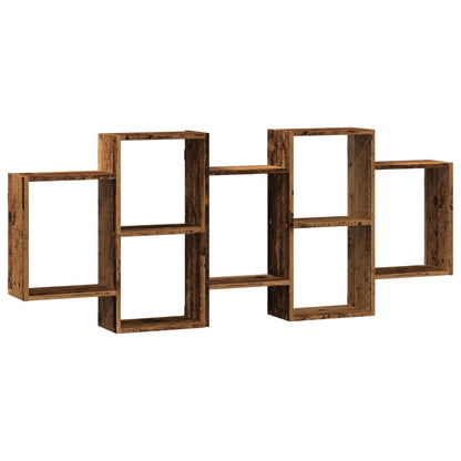 Étagère murale vieux bois 159x18x65 cm bois d'ingénierie