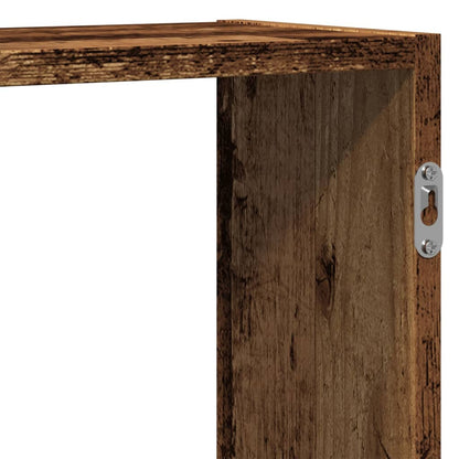 Étagère murale vieux bois 159x18x65 cm bois d'ingénierie