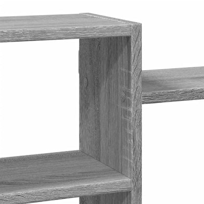 Étagère murale sonoma gris 129x18x42 cm bois ingénierie