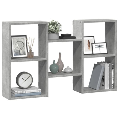 Étagère murale gris béton 96x18x60 cm bois d'ingénierie