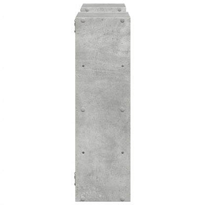 Étagère murale gris béton 96x18x60 cm bois d'ingénierie