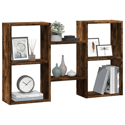 Étagère murale chêne fumé 96x18x60 cm bois d'ingénierie