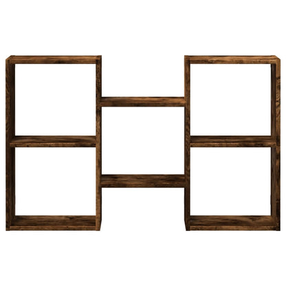 Étagère murale chêne fumé 96x18x60 cm bois d'ingénierie