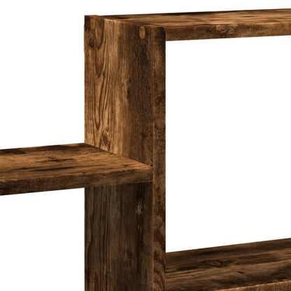 Étagère murale chêne fumé 96x18x60 cm bois d'ingénierie
