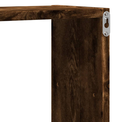 Étagère murale chêne fumé 96x18x60 cm bois d'ingénierie