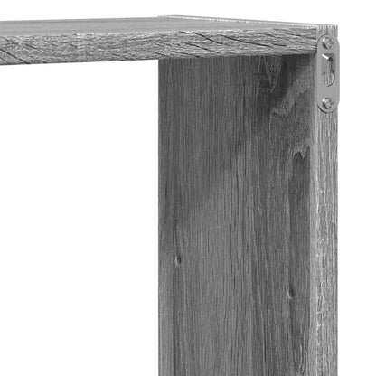 Étagère murale sonoma gris 96x18x60 cm bois ingénierie