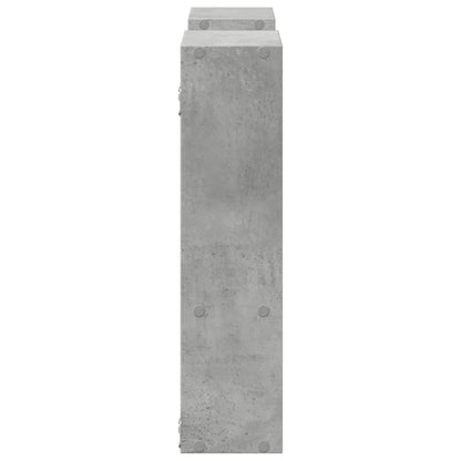 Étagère murale gris béton 99x15x60 cm bois d'ingénierie