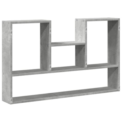 Étagère murale gris béton 99x15x60 cm bois d'ingénierie