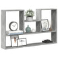 Étagère murale gris béton 99x15x60 cm bois d'ingénierie