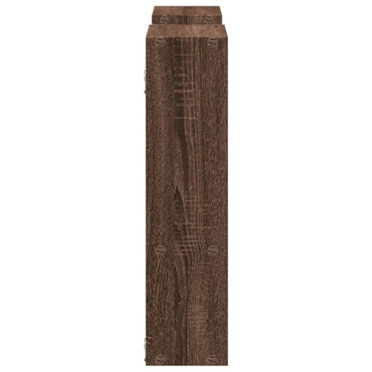 Étagère murale chêne marron 99x15x60 cm bois d'ingénierie