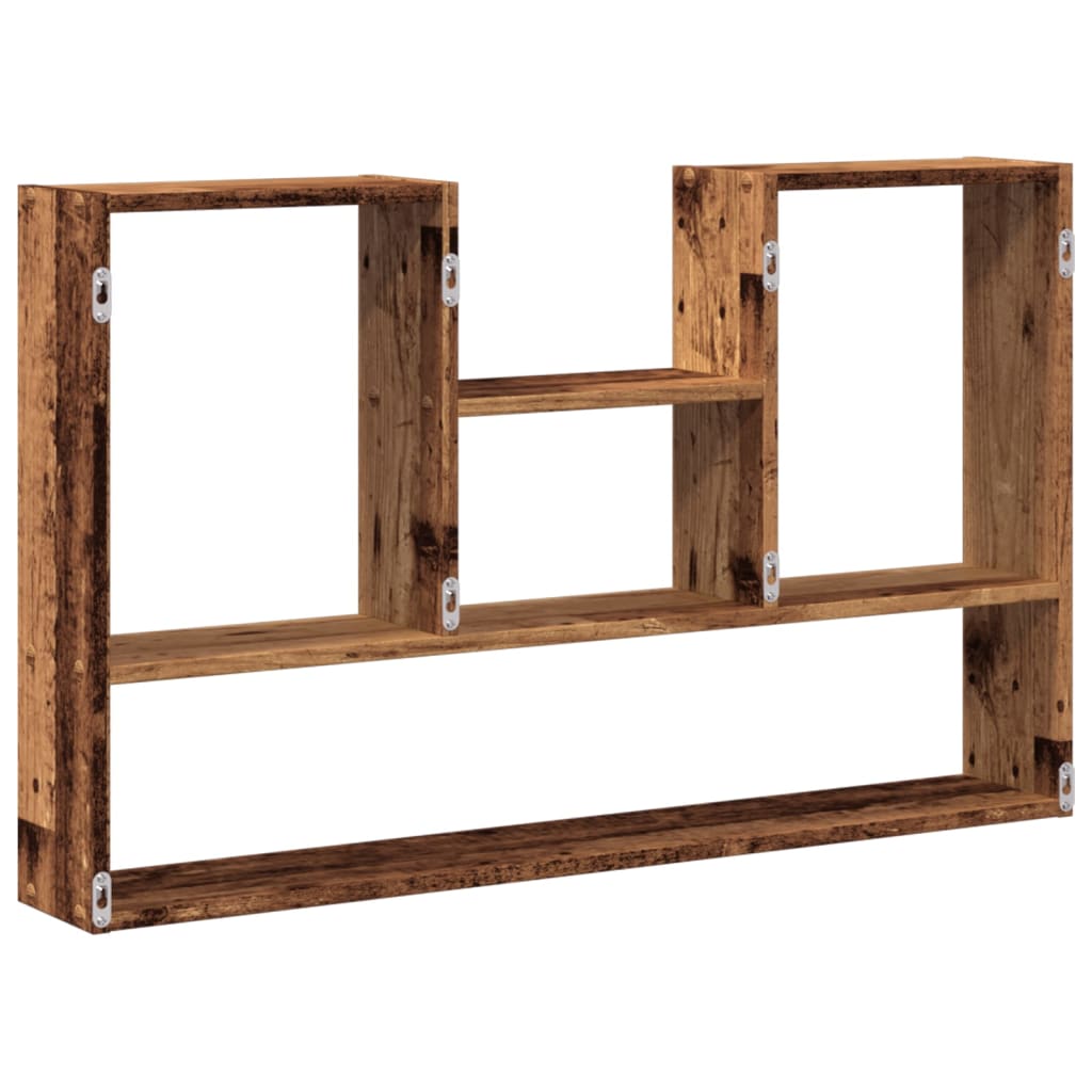 Étagère murale vieux bois 99x15x60 cm bois d'ingénierie