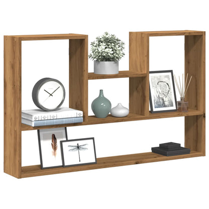 Étagère murale chêne artisanal 99x15x60 cm bois d'ingénierie