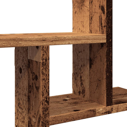 Étagères murales 2 pcs vieux bois 38x12x38 cm bois d'ingénierie