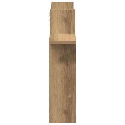 Étagères murales 2 pcs chêne artisanal bois d'ingénierie