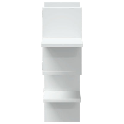Étagère murale blanc 124,5x18x60,5 cm bois d'ingénierie