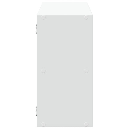 Étagère murale blanc 100x25x50 cm bois d'ingénierie