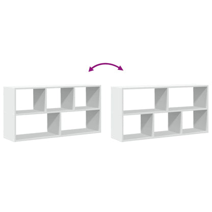 Étagère murale blanc 100x25x50 cm bois d'ingénierie
