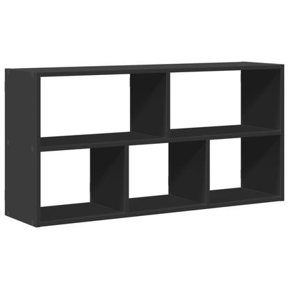 Étagère murale noir 100x25x50 cm bois d'ingénierie