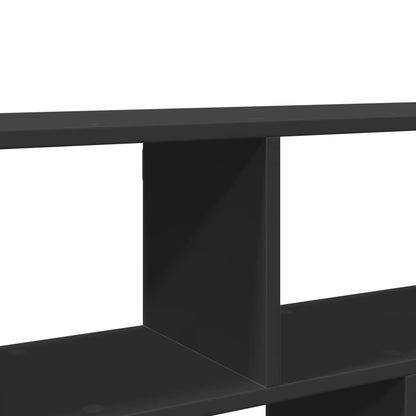 Étagère murale noir 100x25x50 cm bois d'ingénierie